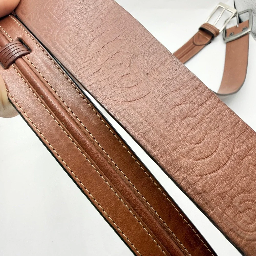 Mens Leather‎ Belt Bundle 4pc Cole Haan Tommy Bahama Alligator Embossed Size 38
